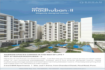 Live a  life without interruption at Rohan Madhuban 2 in Pune